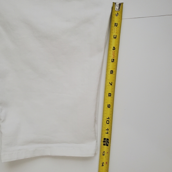 DG2 Diane Gilman Womens Bermuda Jean Shorts white - Picture 5 of 10